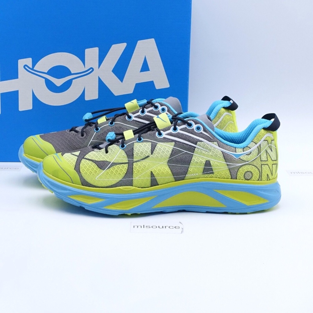 NEW Hoka One One Huaka Origins Sneakers 1134452/EPDB Green